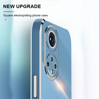 Luksusowe poszycie etui na telefon Honor 50 20 Pro miękka TPU odporna na wstrząsy pokrywa dla Huawei Honor 50 20 Pro Nova 9 kwadratowa obudowa 3